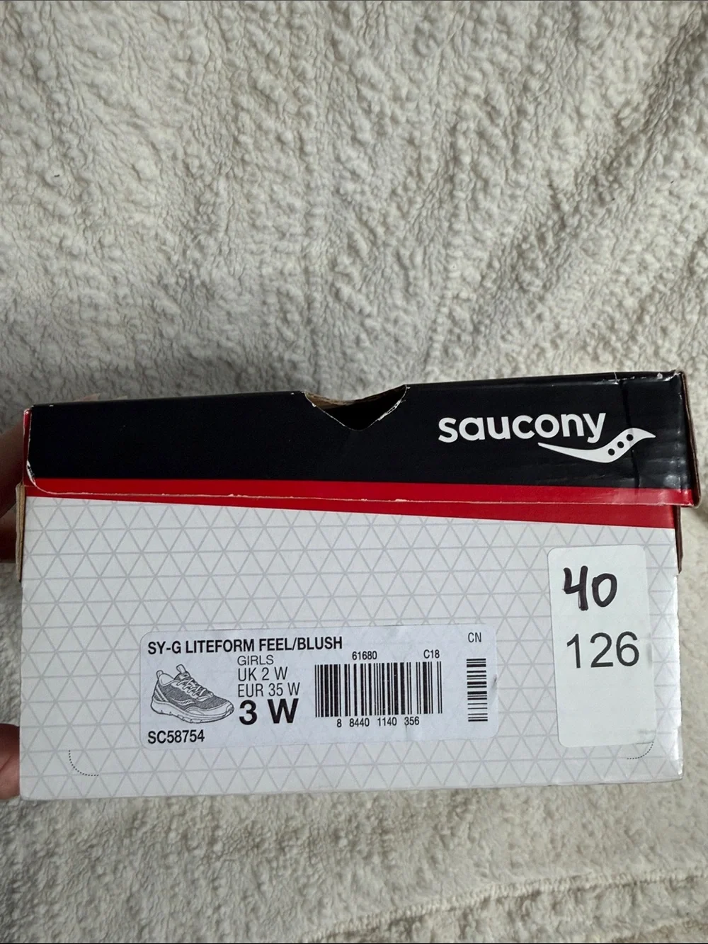 Saucony Girls Liteform Sneakers in Blush